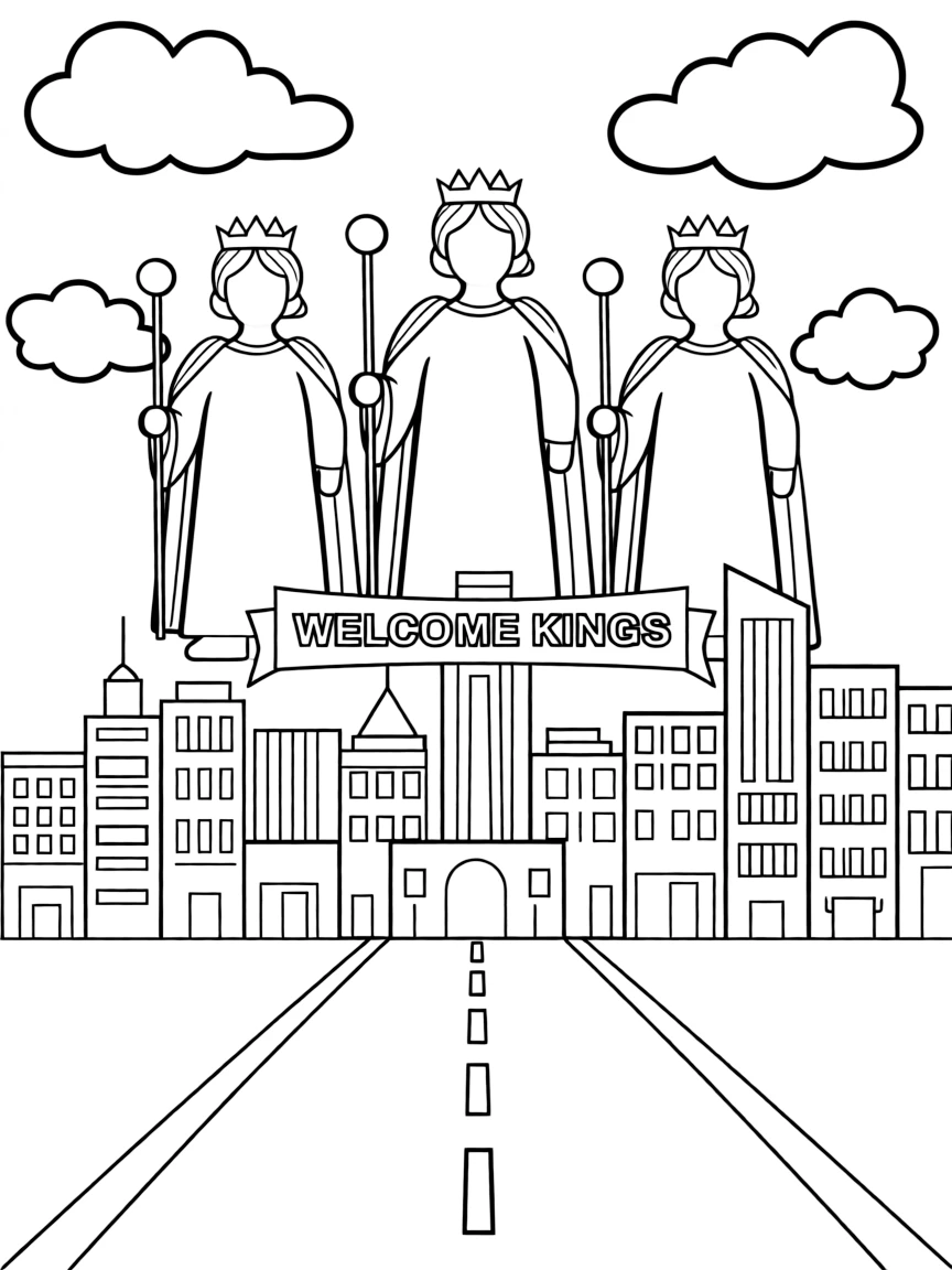 Kings of the earth bringing their glory into the city.