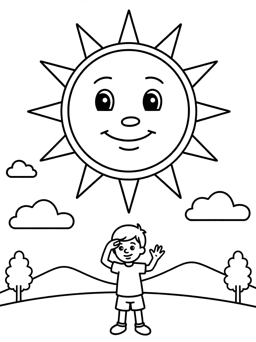 The sun standing still in the sky for Joshua.