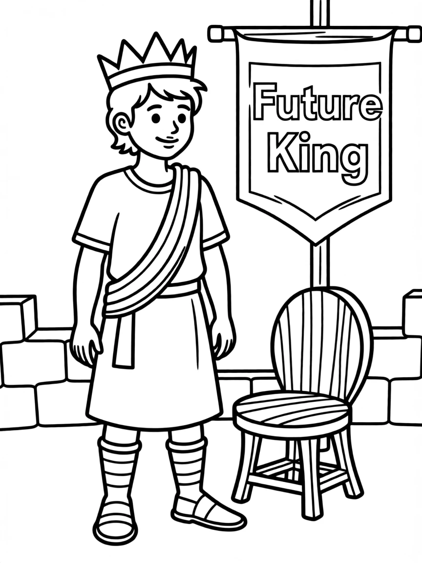 Abimelech, Gideon's son, trying to be king.