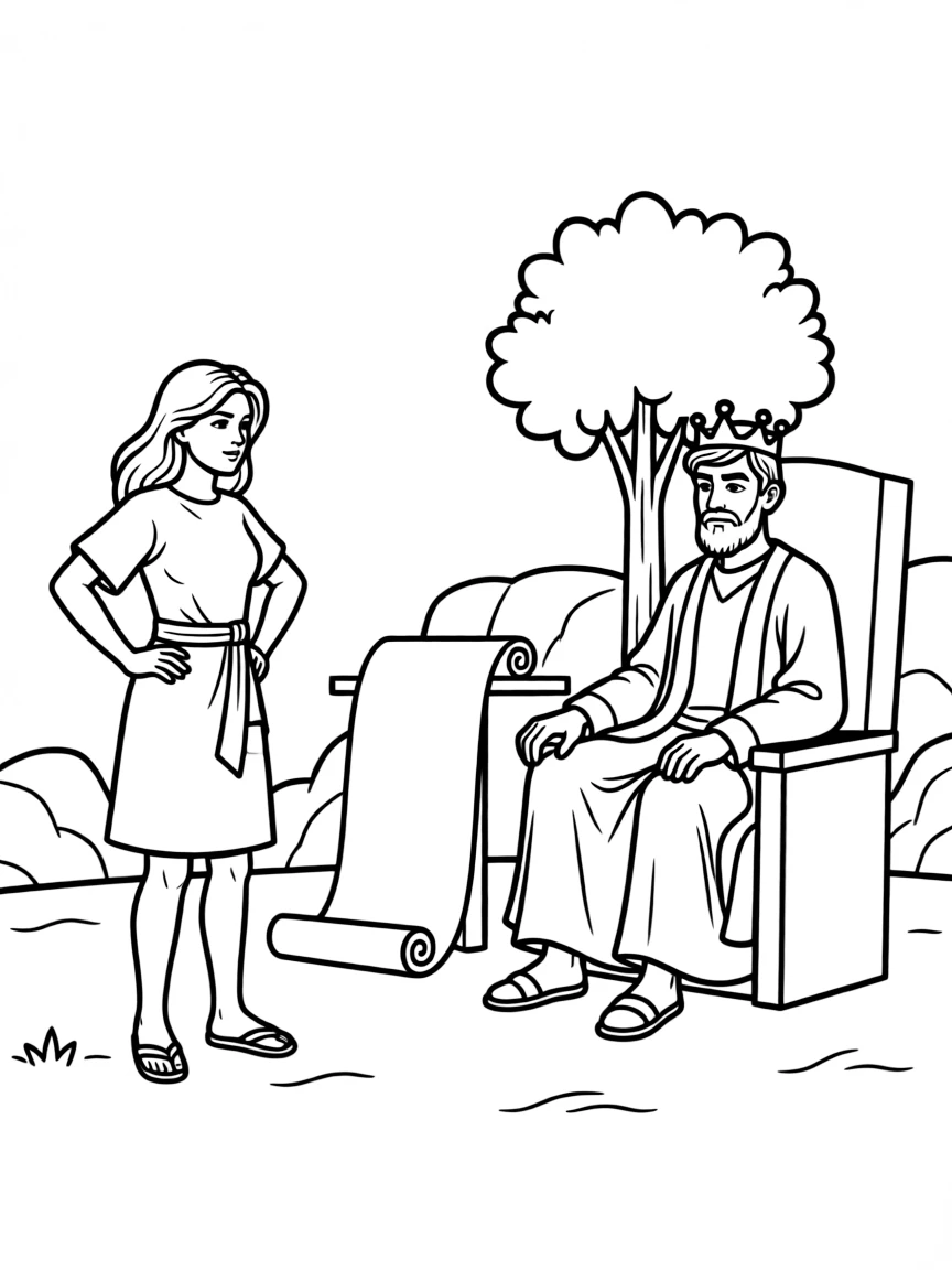 Sheba rebelling against King David.