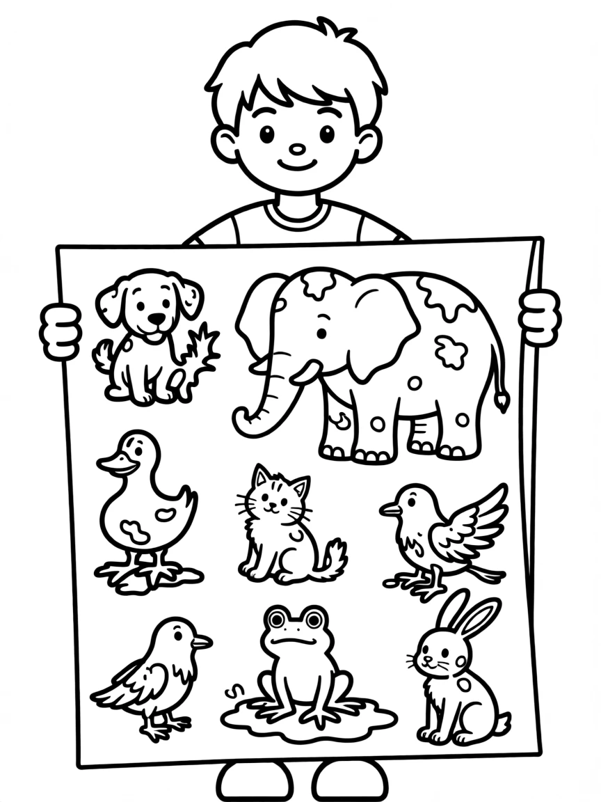 Peter's vision of a sheet filled with all kinds of animals, clean and unclean.