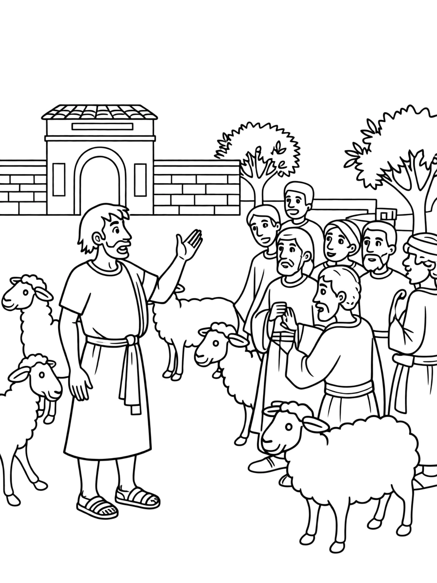 Paul's farewell to the elders of Ephesus, warning them about wolves.