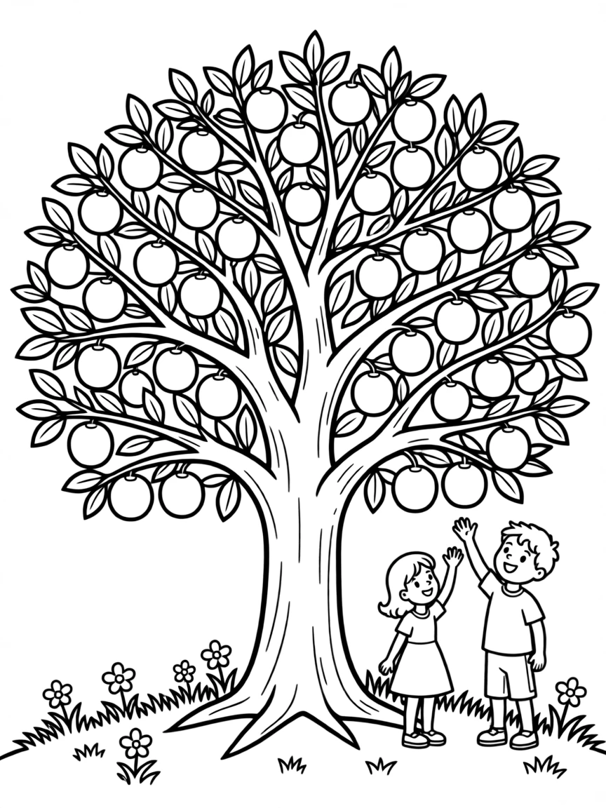 The tree of life, with abundant fruit.