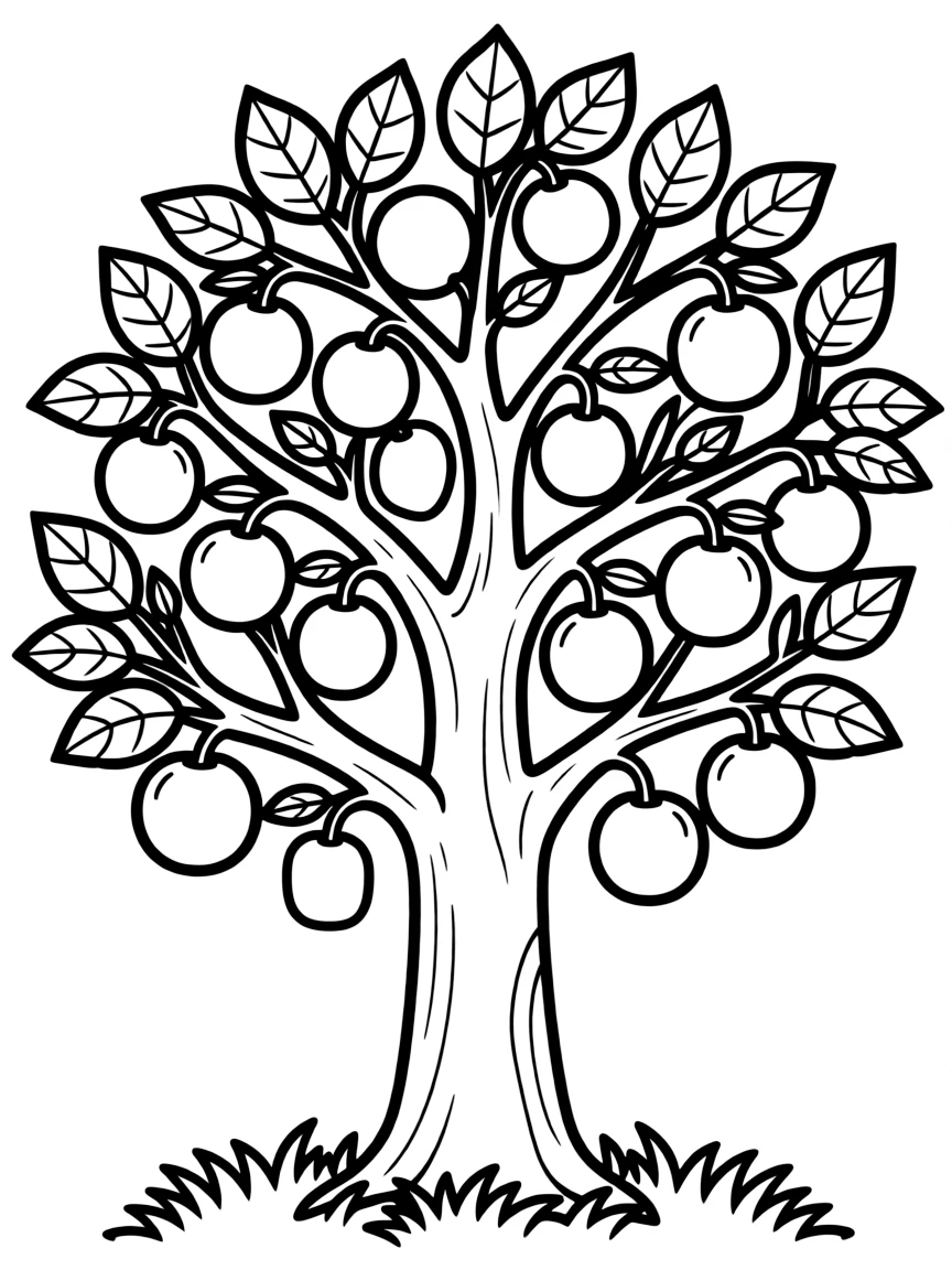 The tree of life, with colorful fruit.