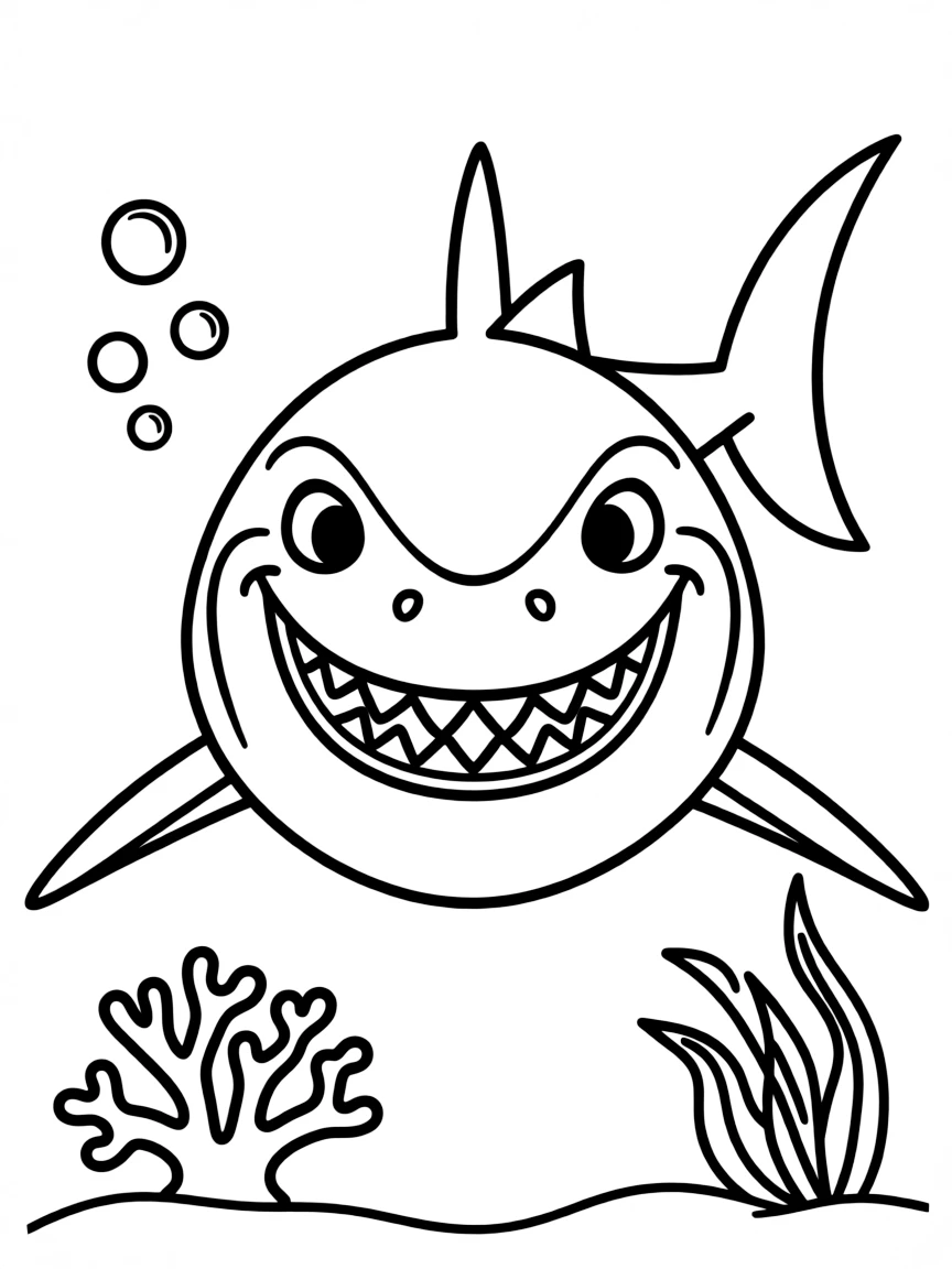 (Finding Nemo characters) Bruce the shark with a friendly face