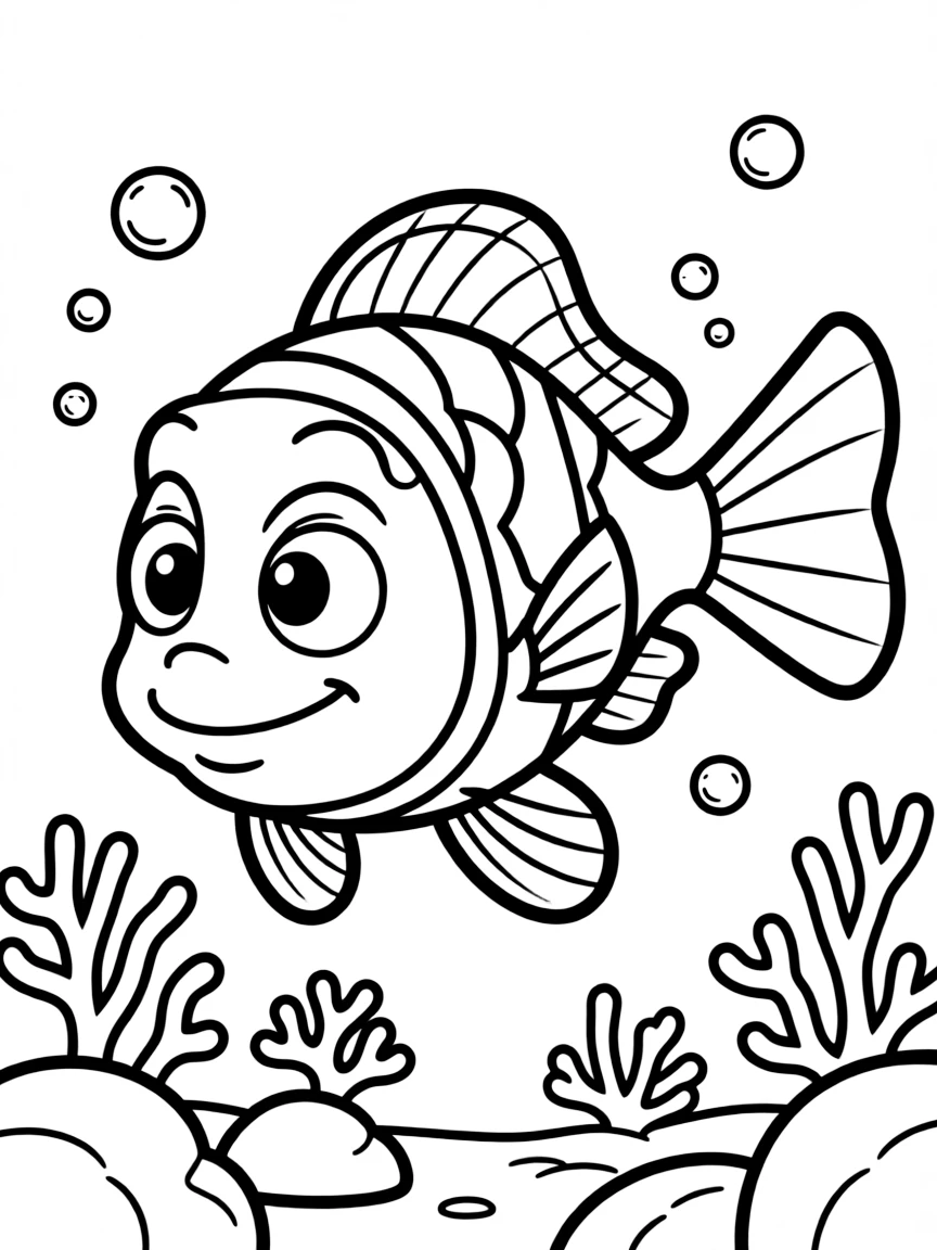 (Finding Nemo characters) Gurgle feeling brave