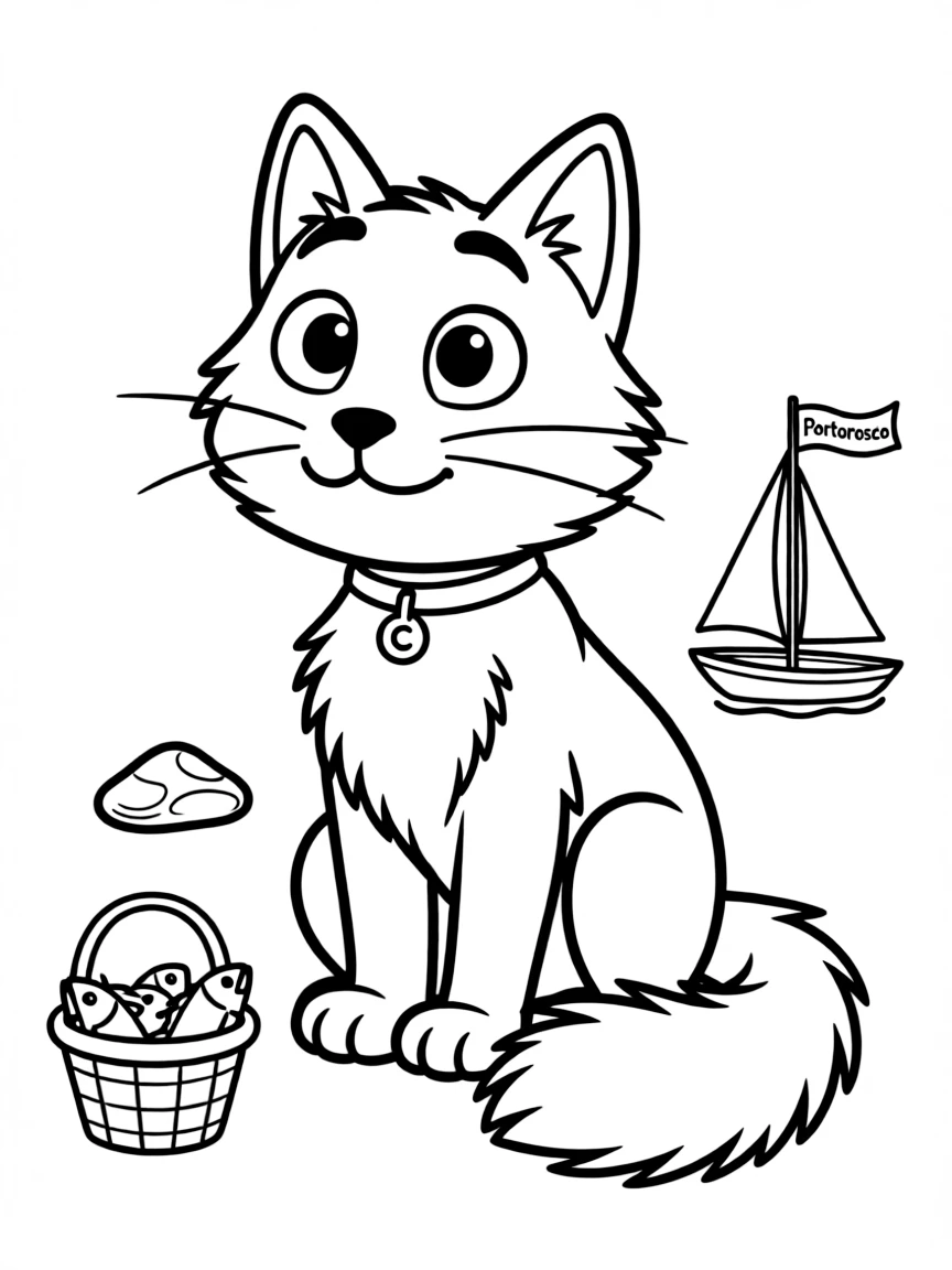 (Luca, movie) Machiavelli the cat.