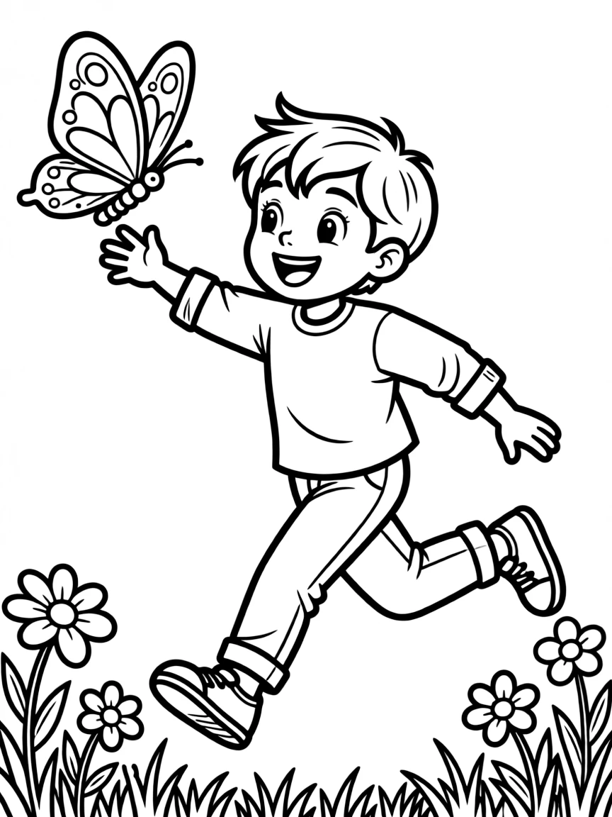 (Luca, movie) Machiavelli chasing a butterfly.