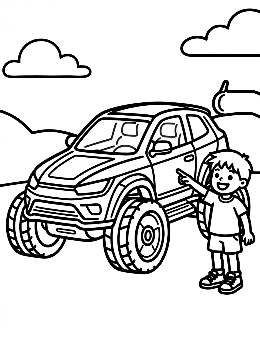(future) A car that can change its shape for different terrains.
