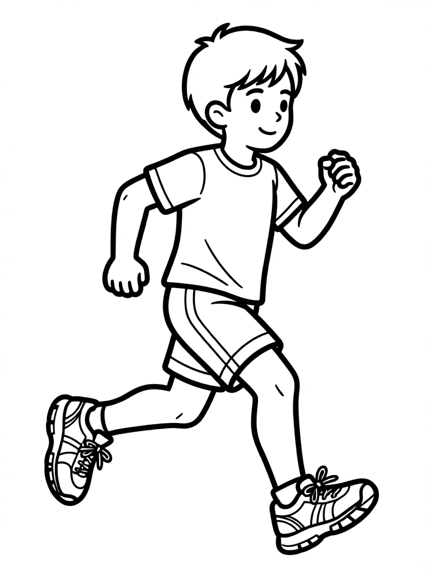 (sports) A child running shoes