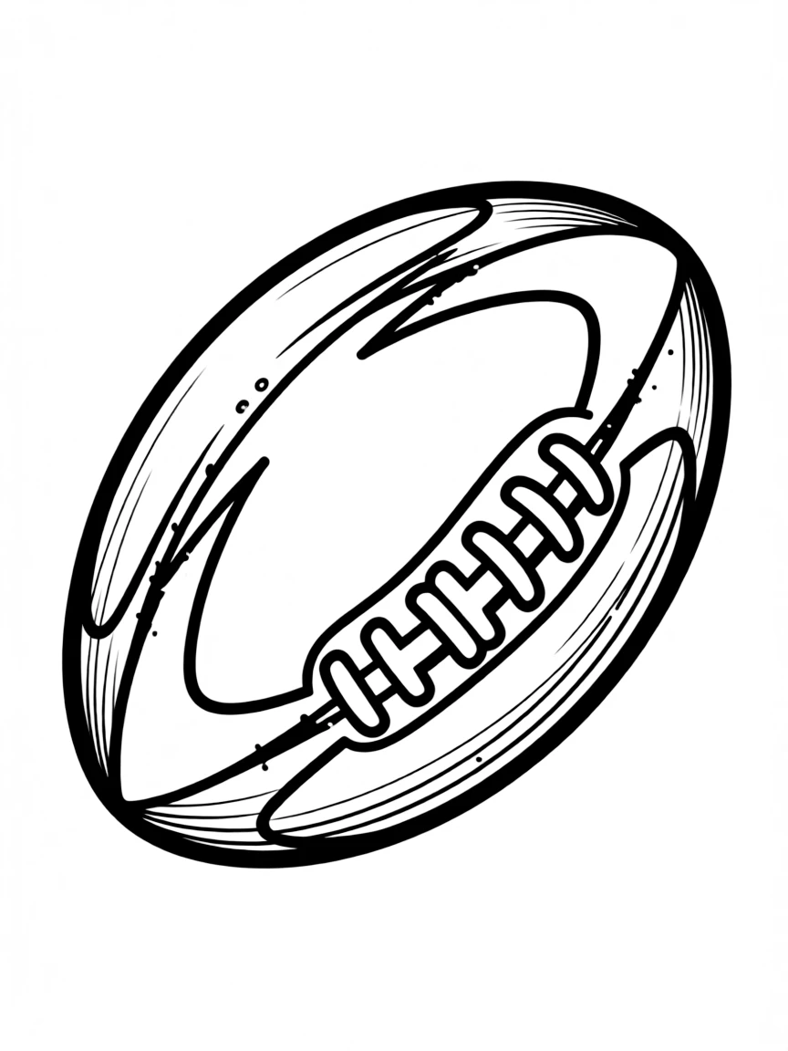 (sports) A child rugby ball