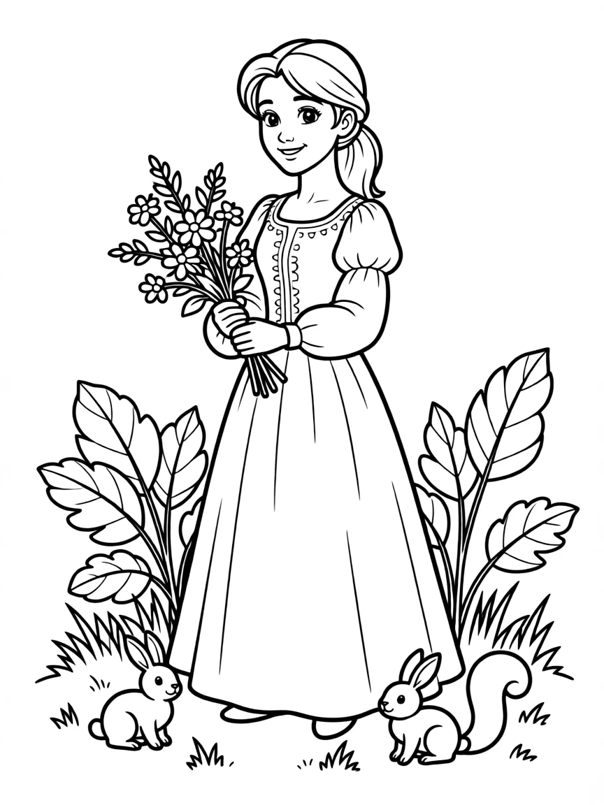 (movie characters) Fiona in her human form.