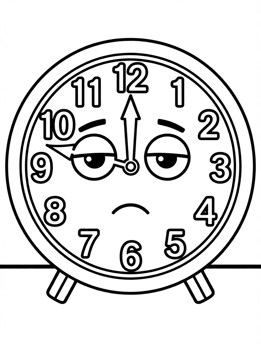 A bored clock with hands stopped.