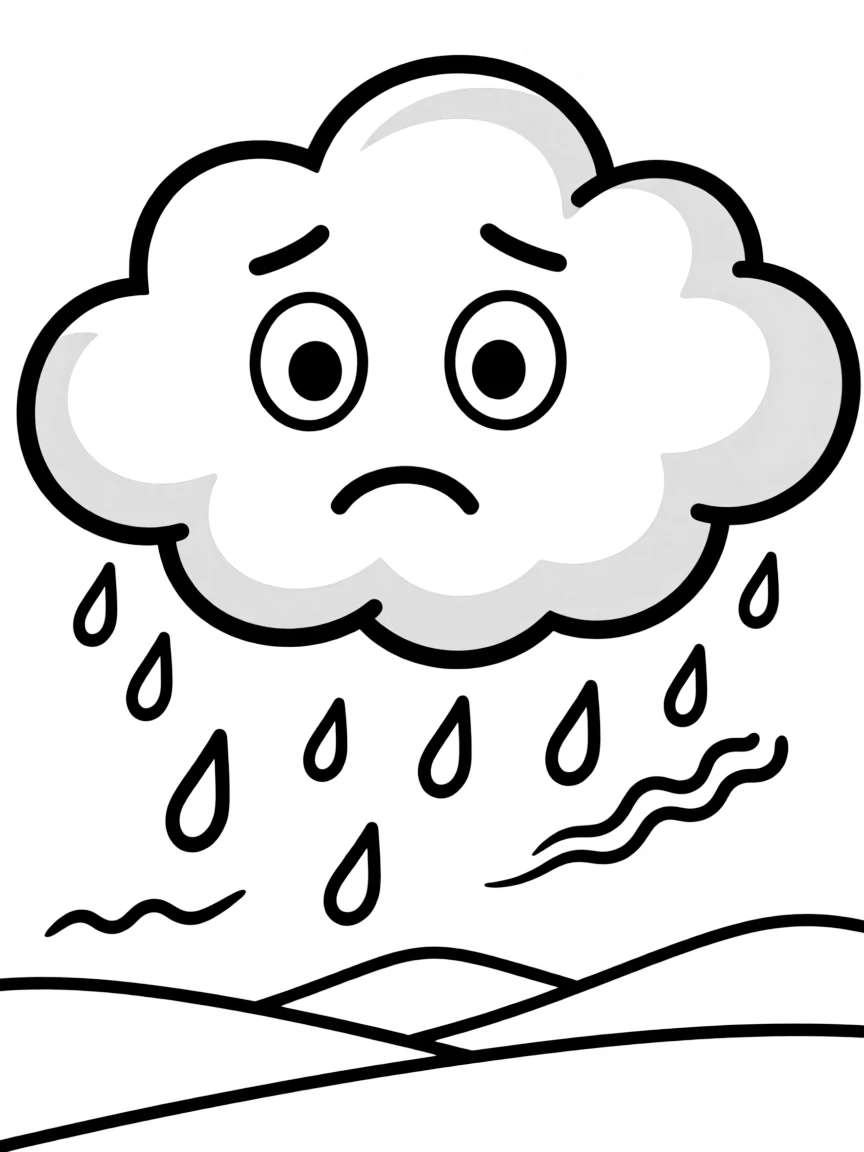 A worried cloud before a storm.