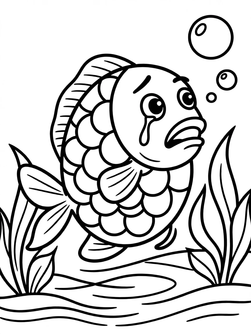 A crying fish gasping for air.