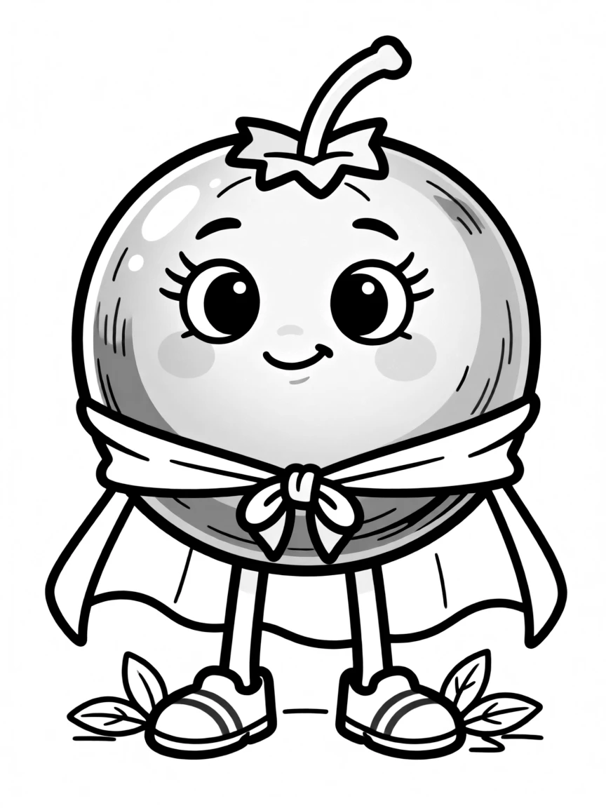 A brave blueberry standing tall.