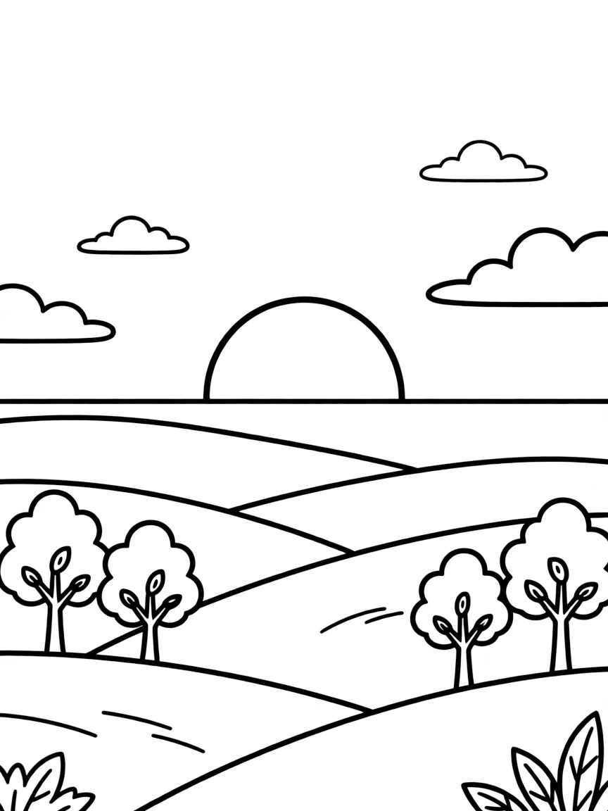 A bored horizon flat.