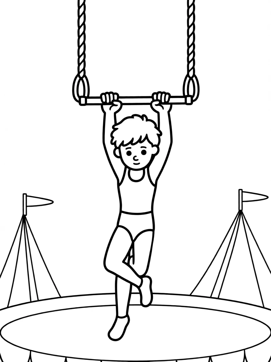 A shy trapeze artist.
