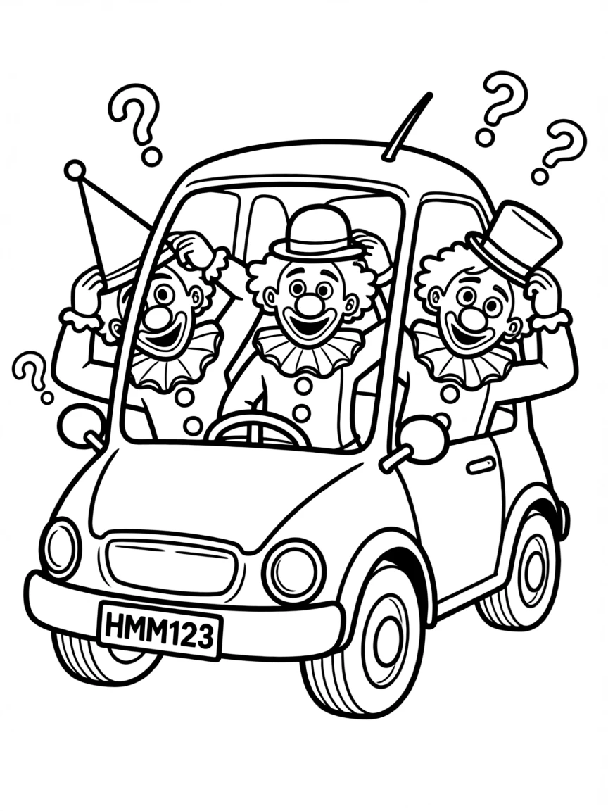 A confused clown car.