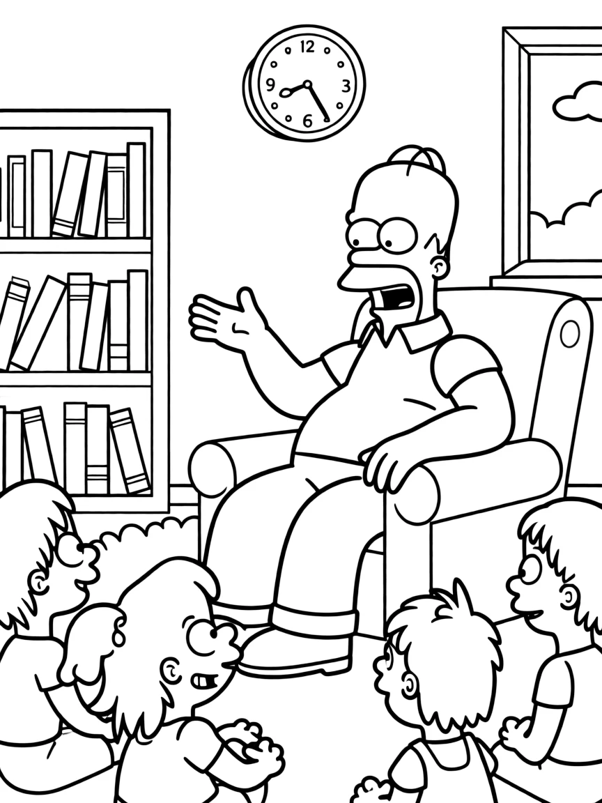 Homer telling a story