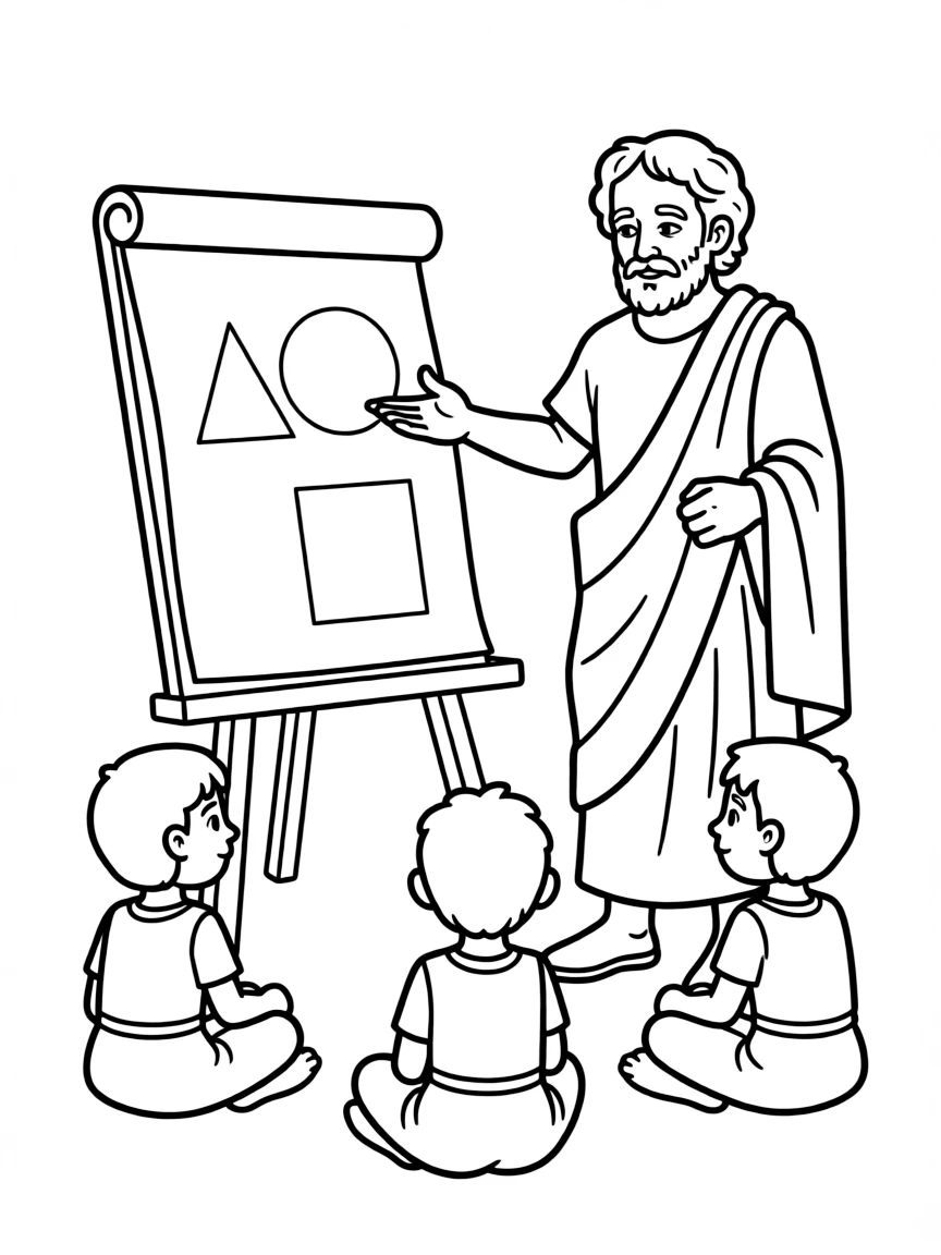 Aristotle teaching