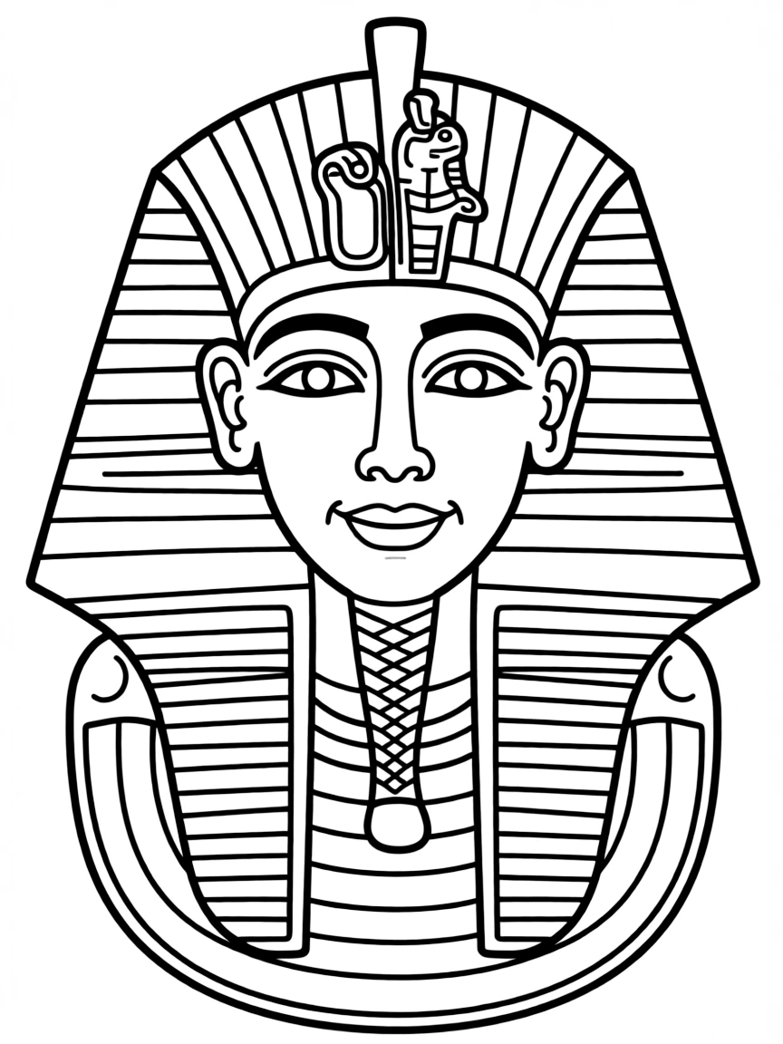 King Tut with his mask