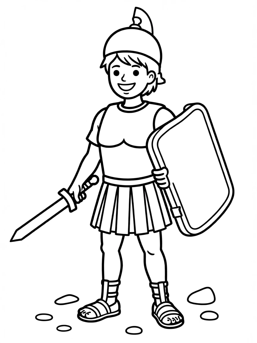 A Roman gladiator