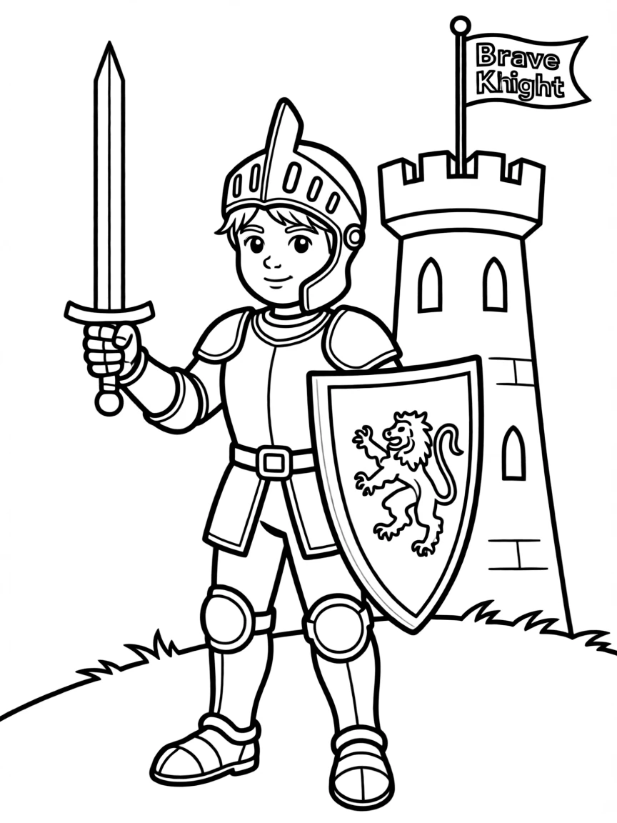 A knight in shining armor