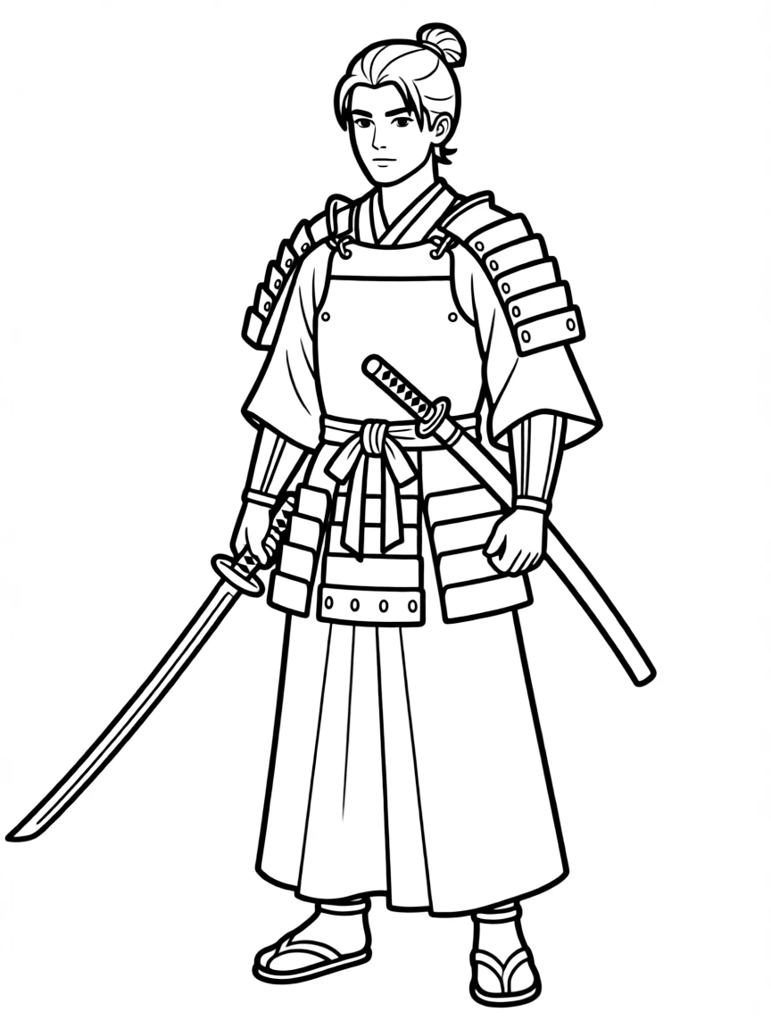 A samurai warrior