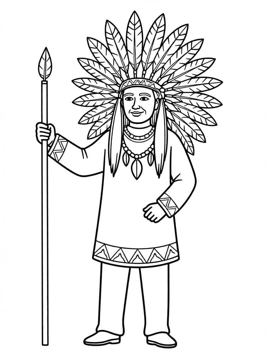 A Native American chief