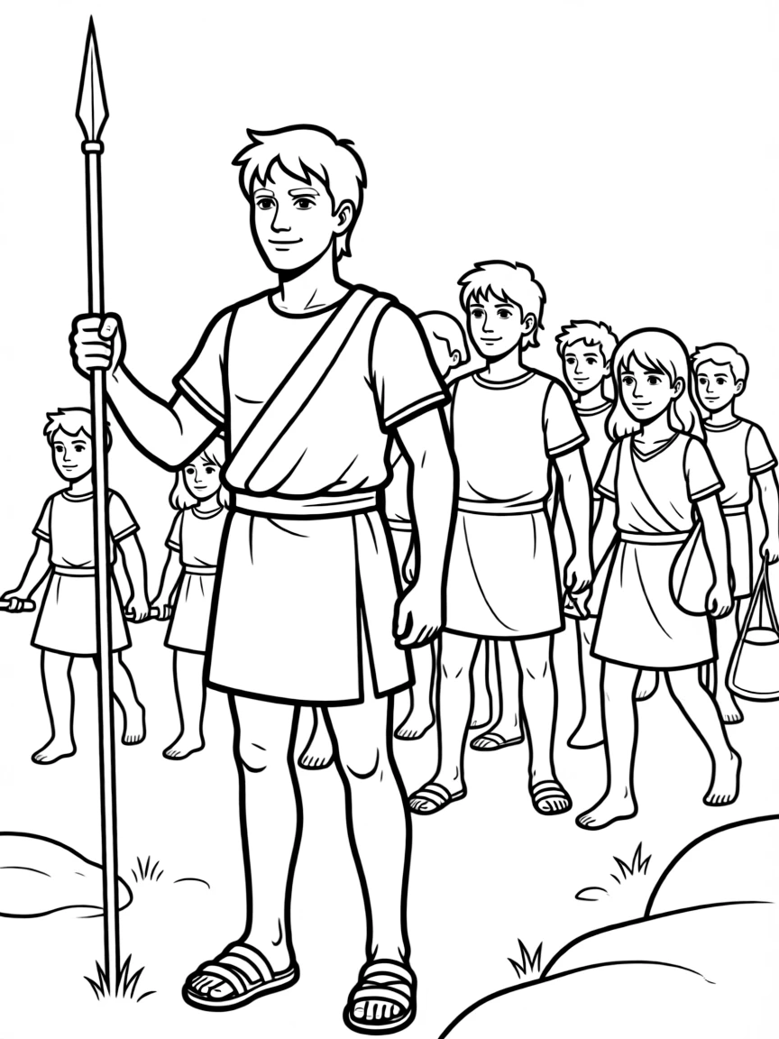 Spartacus leading slaves