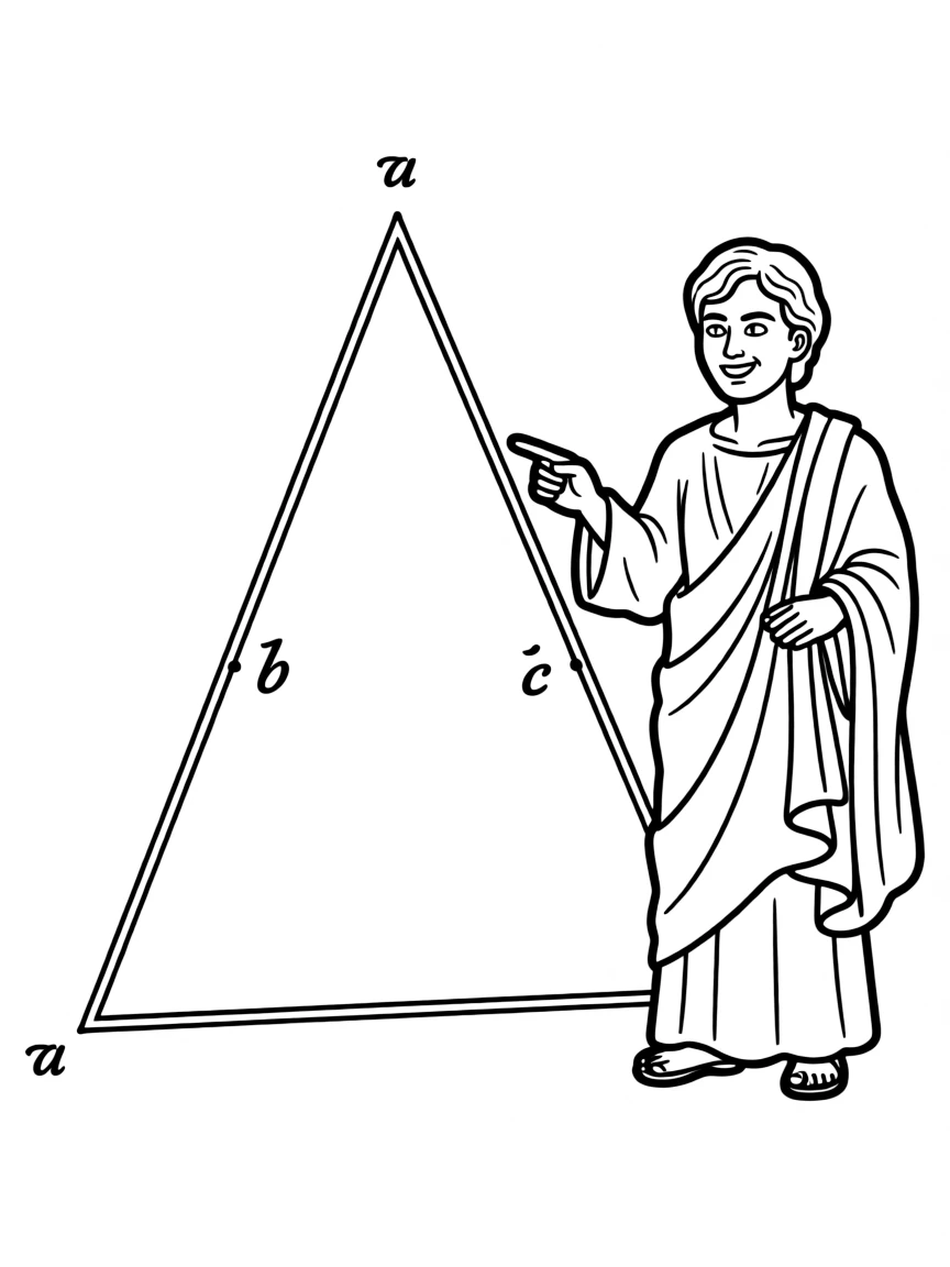 Pythagoras with a triangle
