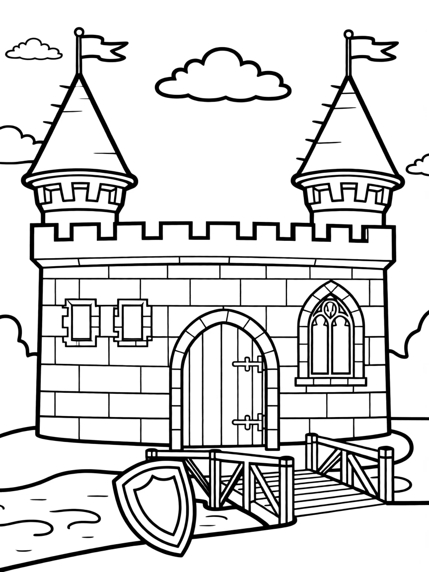 A medieval castle