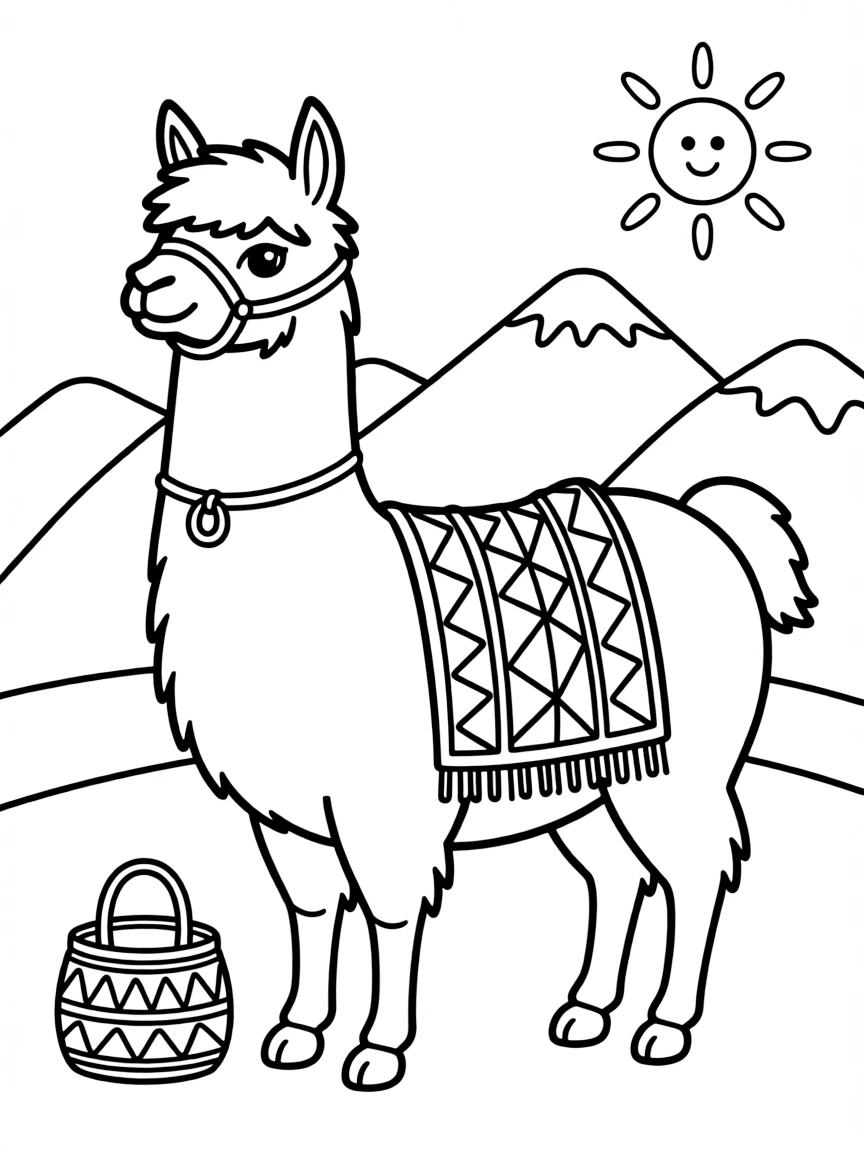 An Inca llama