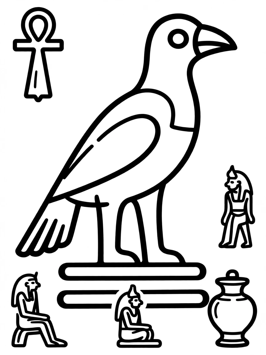 An Egyptian hieroglyph