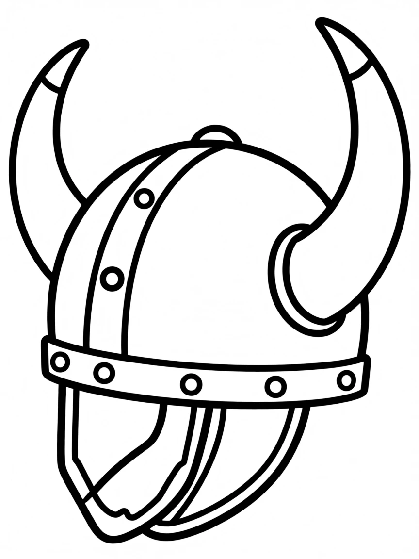 A Viking helmet