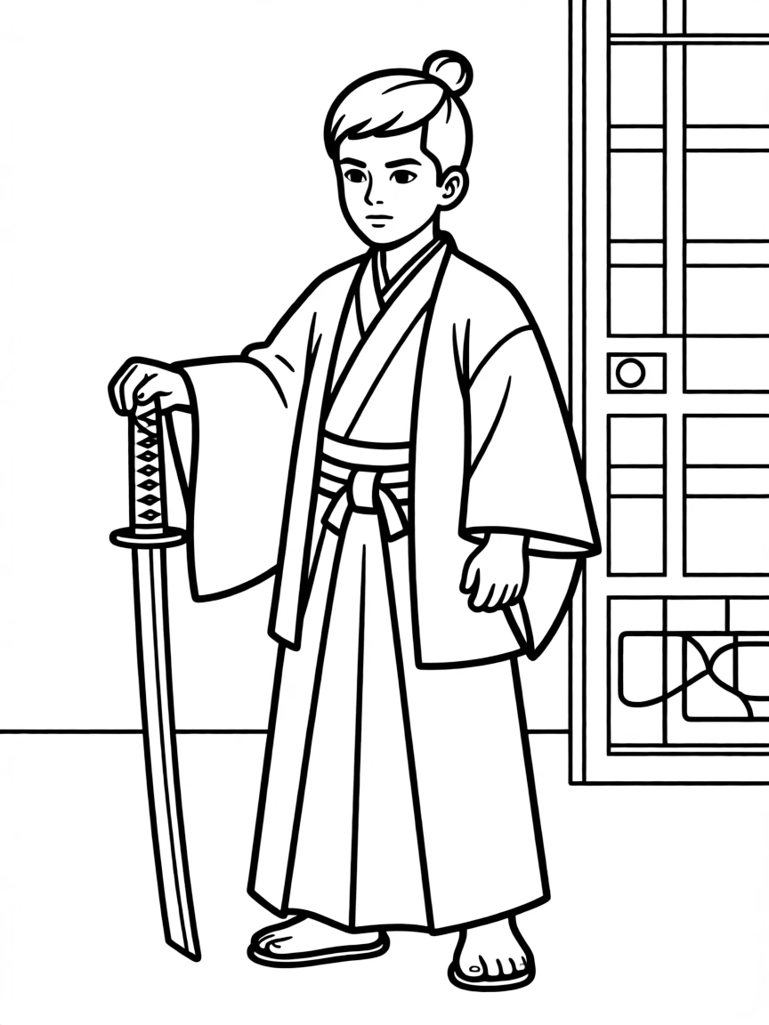 A samurai kimono