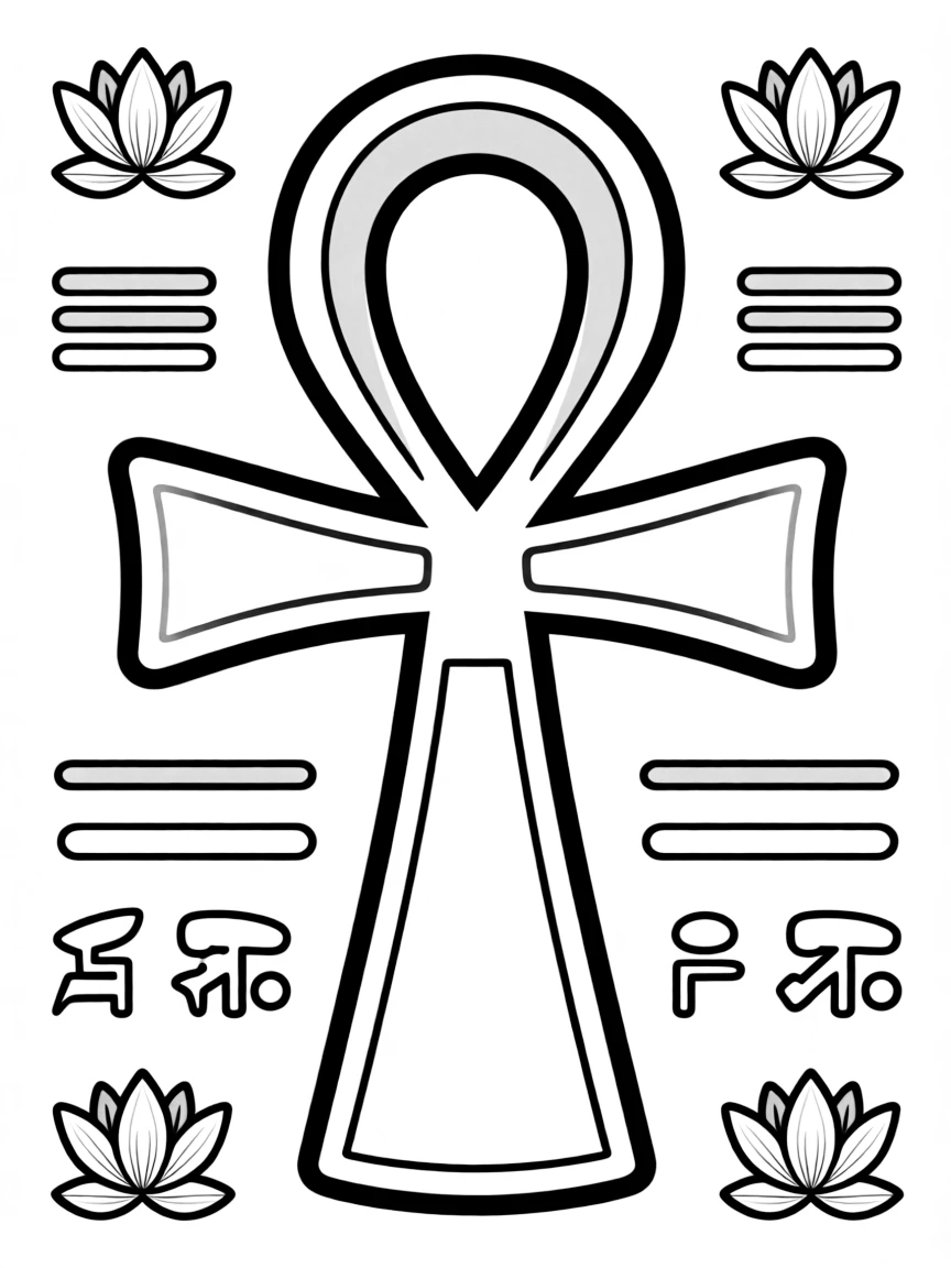 An Egyptian ankh