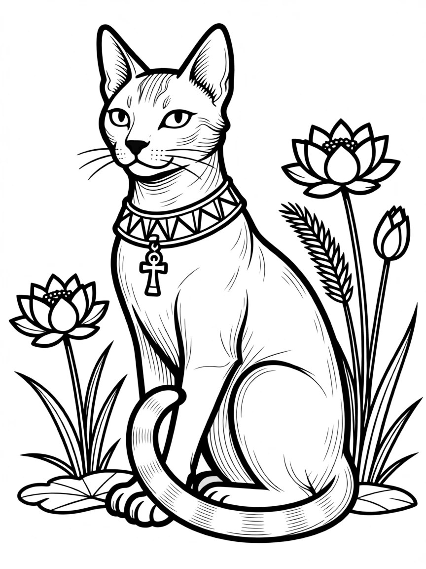 An Egyptian cat