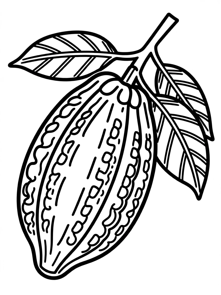 An Aztec cocoa bean