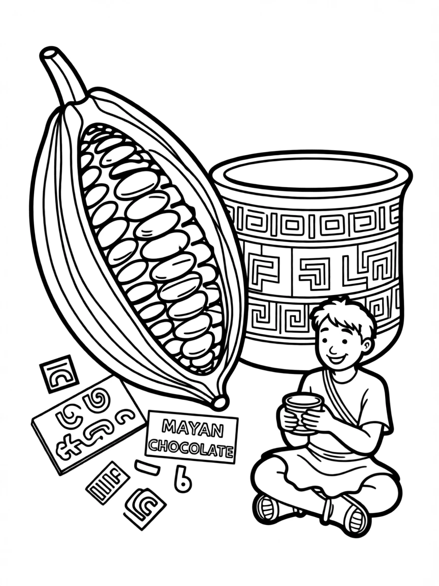 A Mayan chocolate