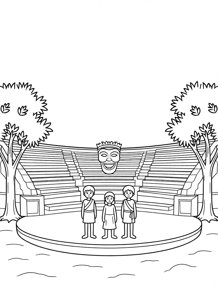 A Greek theater