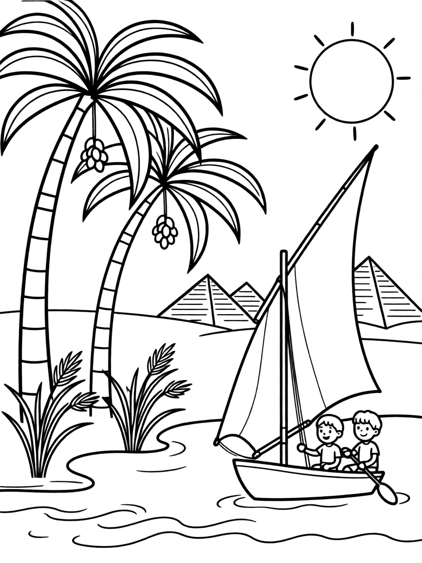 An Egyptian Nile River