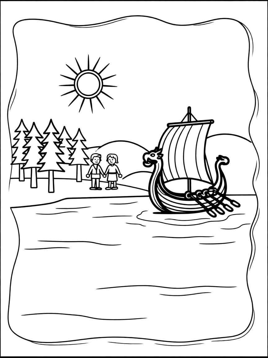 A Viking fjord