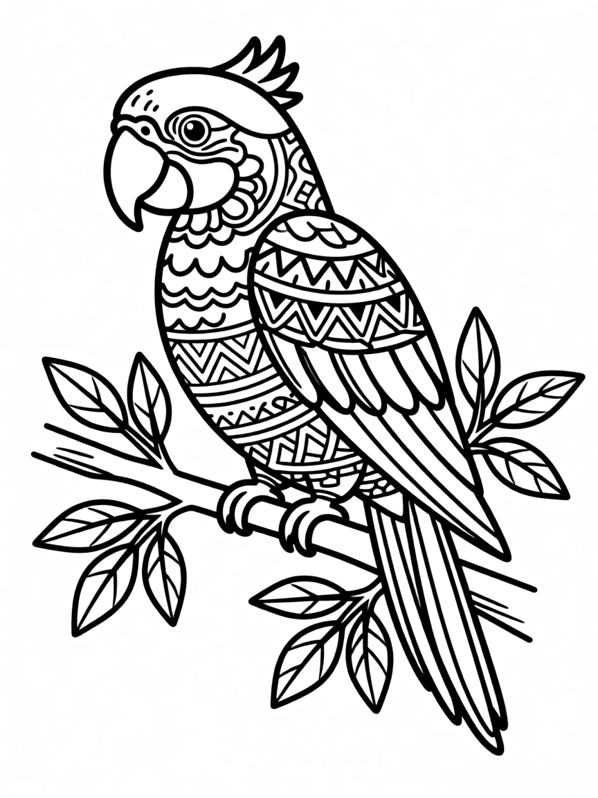 An Aztec parrot