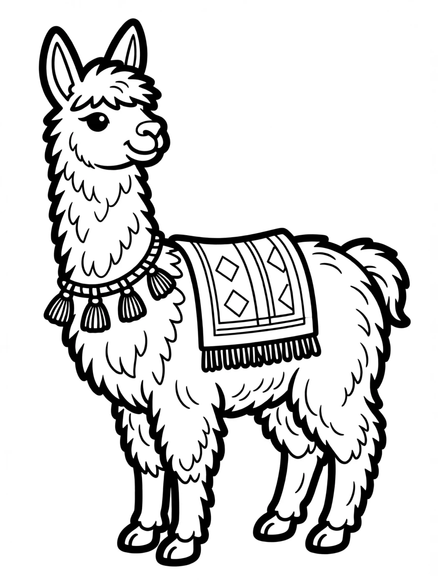 An Inca alpaca