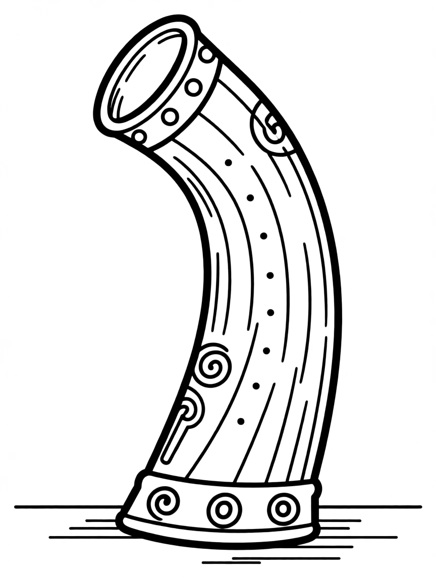 A Viking horn