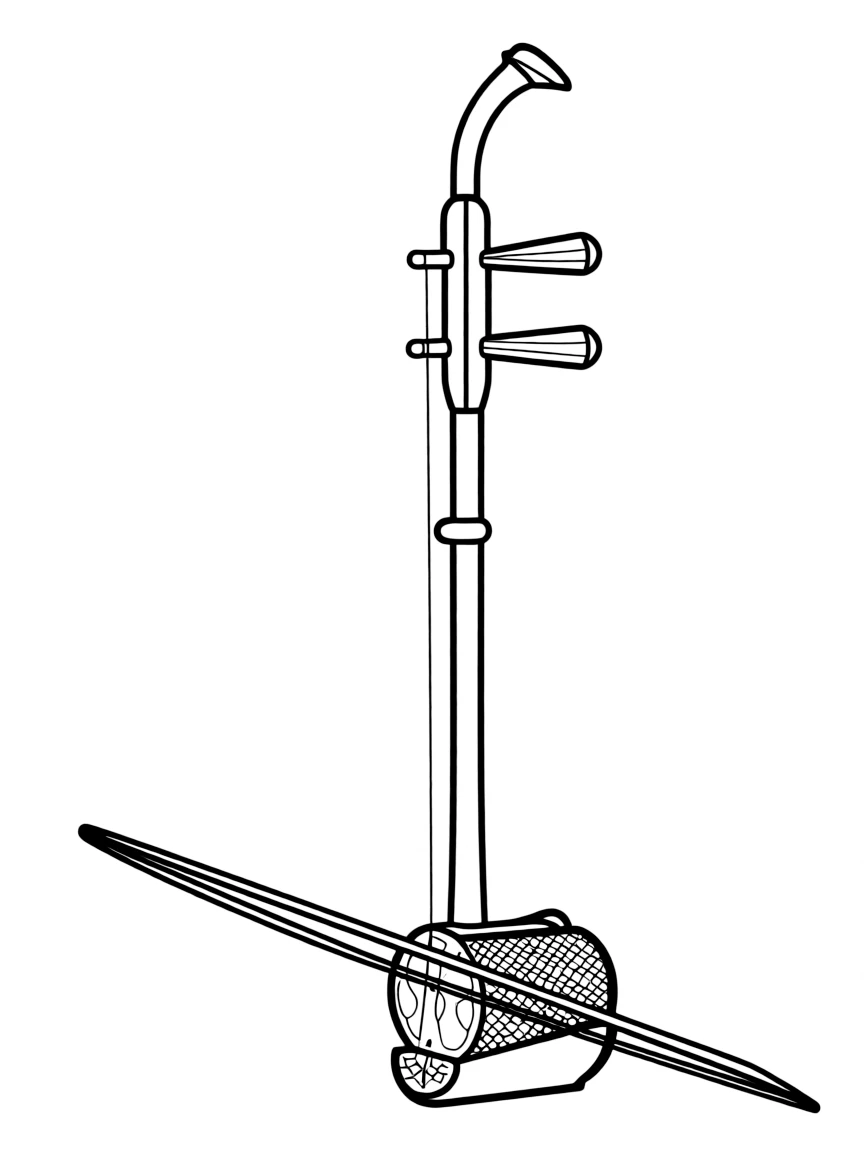 A Chinese erhu