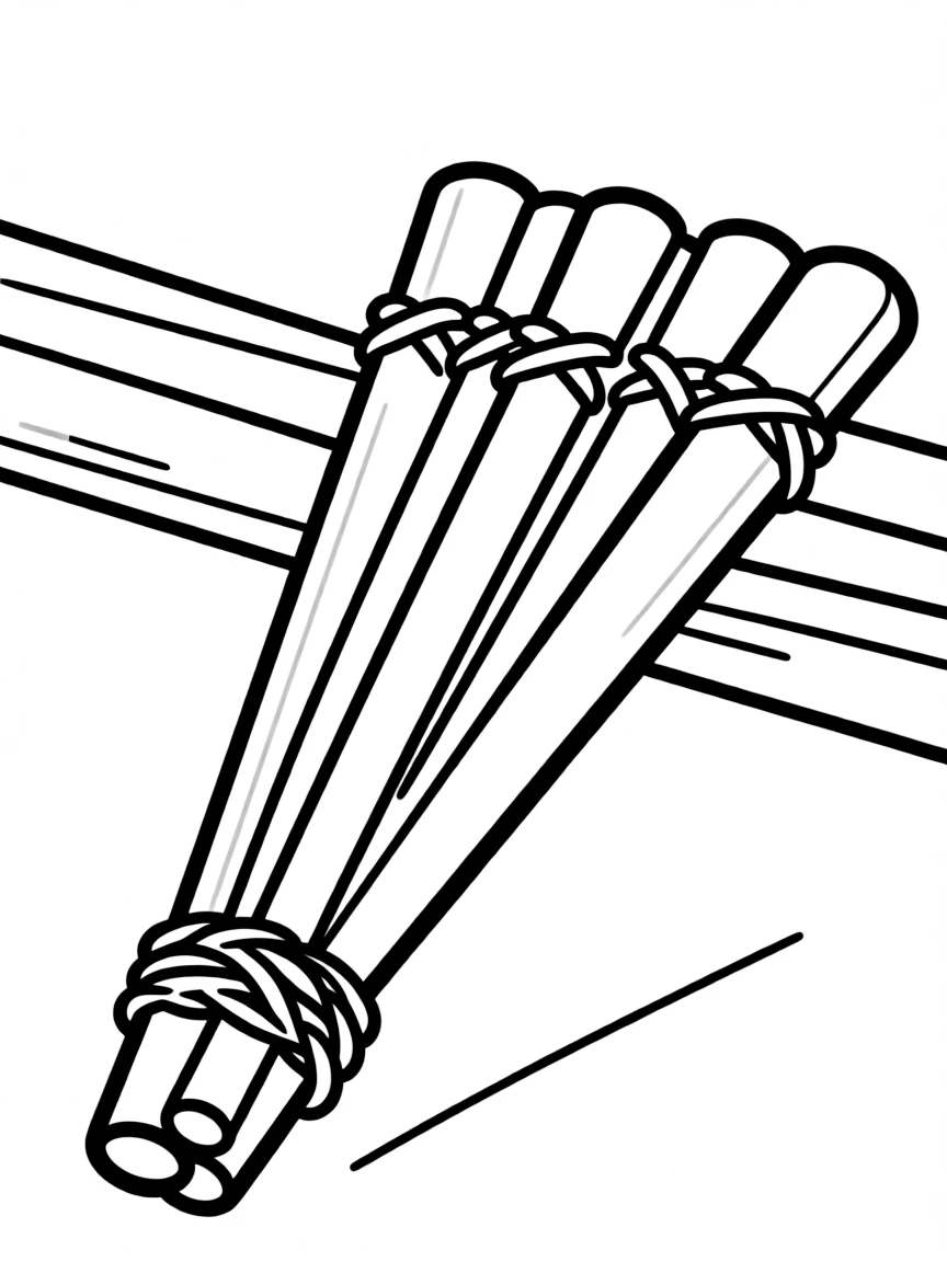 An Inca panpipes
