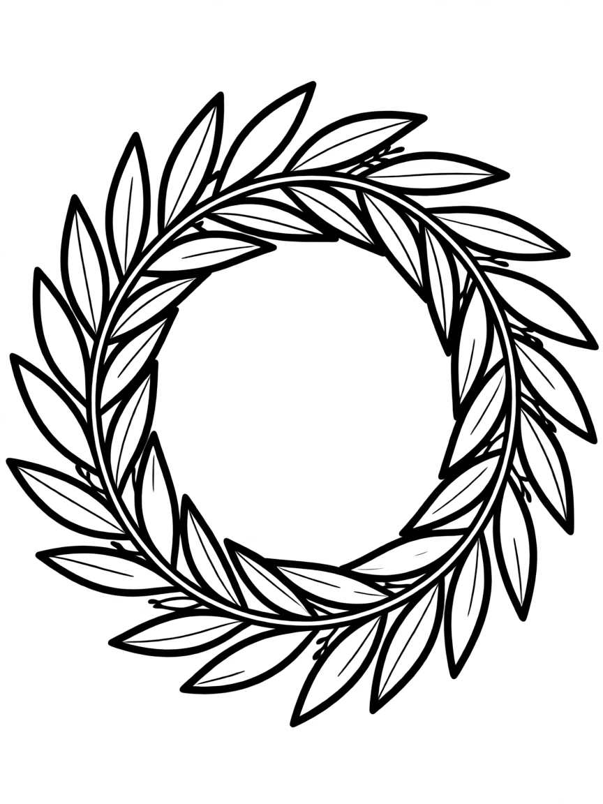 A Greek wreath